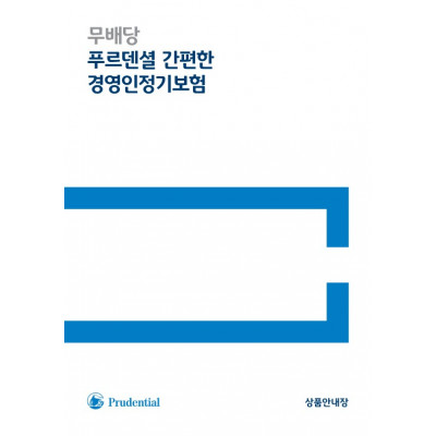 푸르덴셜 간편한 경영인정기보험