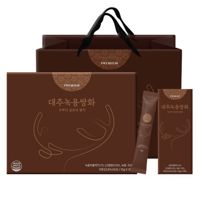 구록원 대추녹용쌍화스틱 선물세트(10g × 30포)